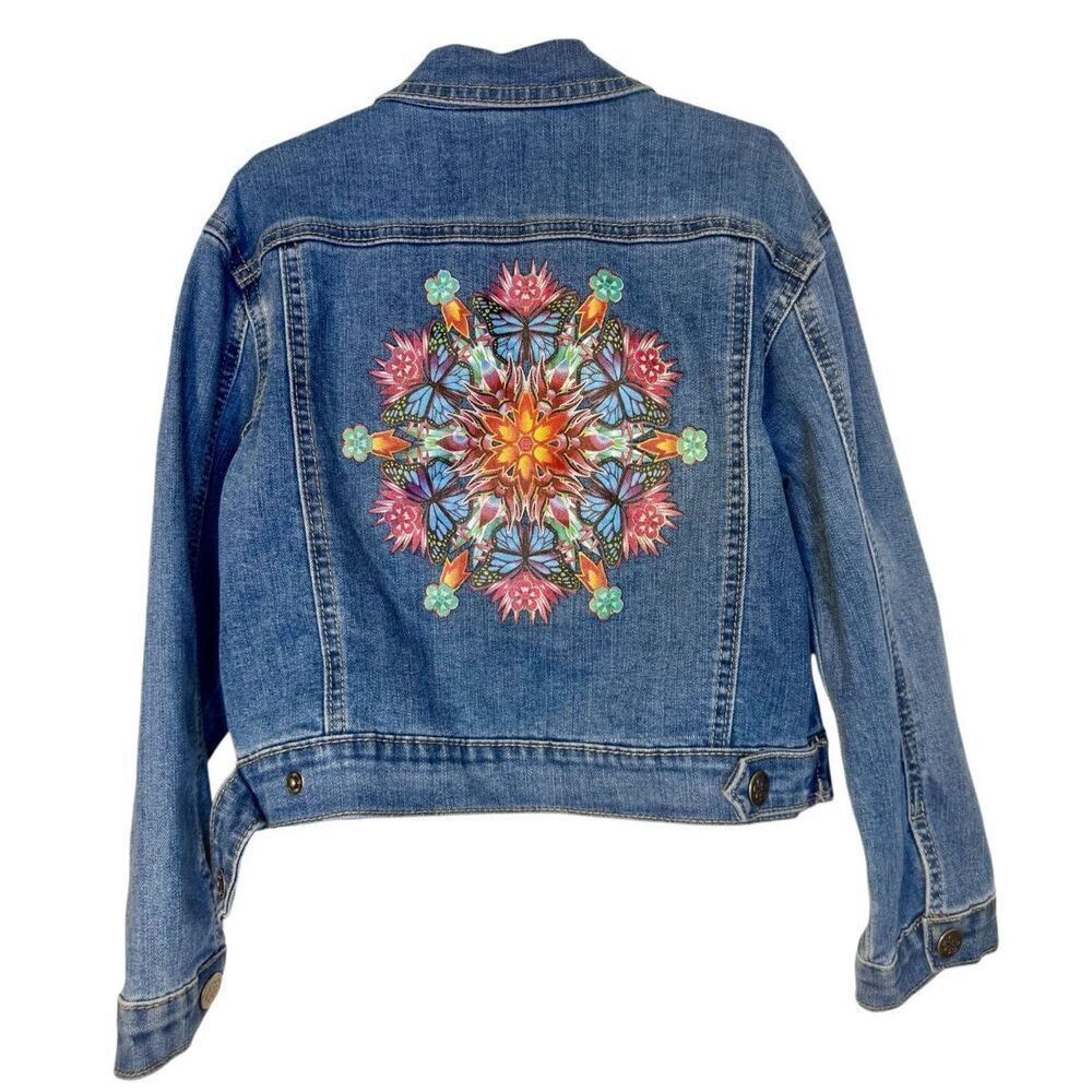 Disney’s Encanto Girls Jean Jacket Sz. S (6) Snap Front